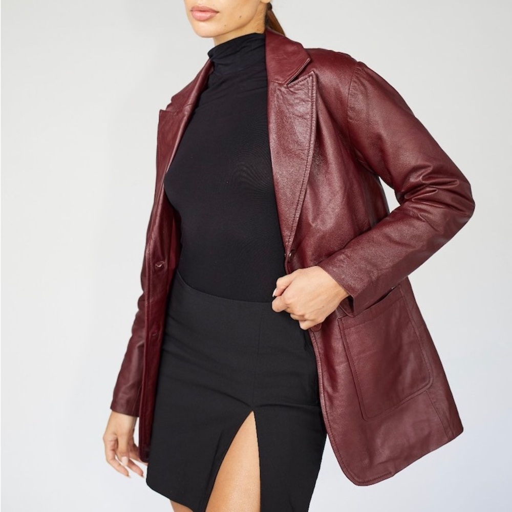 Anthonys | Vintage Genuine Leather Burgundy